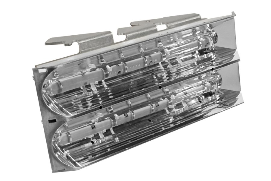 Picture of Whelen Freedom IV R-Front/ L-Rear Blue Corner Assembly